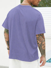 Load image into Gallery viewer, Plus Size Men's Custom T-shirt, "Your Picture Here" Graphic Print Short Sleeve Tees For Summer