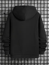 Load image into Gallery viewer, Customized Pattern Print Men's Pullover Round Neck Hoodies With Kangaroo Pocket & Drawstring Long Sleeve Hooded Sweatshirt Loose Casual Top For Autumn Winter Men's Clothing As Gifts