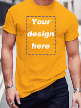Load image into Gallery viewer, Customized Graphic Men's Short Sleeve T-Shirt, Comfortable, Flexible Trendy T-Shirts for Summer