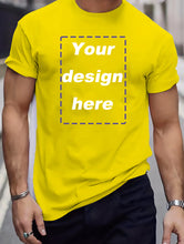 Load image into Gallery viewer, Customized Graphic Men's Short Sleeve T-Shirt, Comfortable, Flexible Trendy T-Shirts for Summer