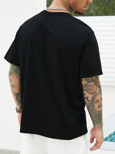 Load image into Gallery viewer, Plus Size Men's Custom T-shirt, "Your Picture Here" Graphic Print Short Sleeve Tees For Summer