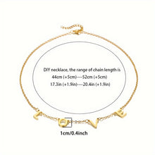 Load image into Gallery viewer, Personalized Women's Initial Necklace - Golden/Silvery Stainless Steel Pendant Jewelry