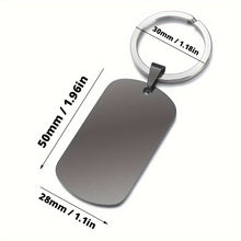 Load image into Gallery viewer, Personalized Stainless Steel Keychain - Custom Photo Key Tag for Pet Lovers, Valentine's Day, Birthdays and Memorials