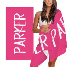 Load image into Gallery viewer, Super Absorbent Custom Beach Towel - Stylish Pool and Swimming Towel - Ideal Holiday Gift for Men and Women