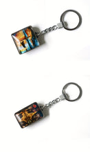 Load image into Gallery viewer, Personalized Customization photo double sided heart shaped keychain gift for girlfriend