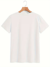 Load image into Gallery viewer, Customized Picture Print T-shirt, Casual Short Sleeve Crew Neck T-shirt For Spring & Summer, Women's Clothing