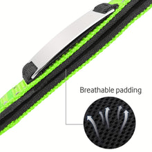 Load image into Gallery viewer, Personalized Reflective Neoprene Dog Collar Keep Your Pet Safe and Comfortable at Night