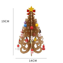Load image into Gallery viewer, Christmas Tree Children's Handmade DIY Stereo Wooden Christmas Tree Scene Layout Christmas Decorations Ornaments Hot 2024
