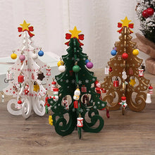 Load image into Gallery viewer, Christmas Tree Children's Handmade DIY Stereo Wooden Christmas Tree Scene Layout Christmas Decorations Ornaments Hot 2024
