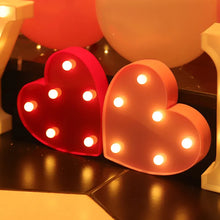 Load image into Gallery viewer, Alphabet Letter LED Lights Luminous Number Lamp Decor Battery Night Light for home Wedding Birthday Christmas party Decoration 2024