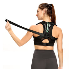 Load image into Gallery viewer, Adjustable Back Shoulder Posture Corrector Belt Clavicle Spine Support Reshape Your Body Home Office Sport Upper Back Neck Brace