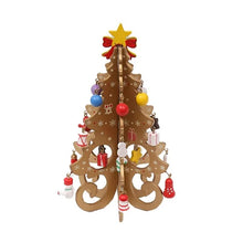 Load image into Gallery viewer, Christmas Tree Children's Handmade DIY Stereo Wooden Christmas Tree Scene Layout Christmas Decorations Ornaments Hot 2024