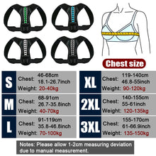 Load image into Gallery viewer, Adjustable Back Shoulder Posture Corrector Belt Clavicle Spine Support Reshape Your Body Home Office Sport Upper Back Neck Brace