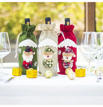Load image into Gallery viewer, Christmas Decorations for Home Santa Claus Wine Bottle Cover Snowman