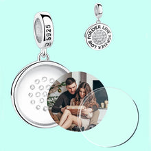 Load image into Gallery viewer, Personalized Custom Photo 925 Sterling Silver Round Charms Beads Fit Bracelet Necklace Pendant Original DIY Jewelry