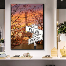 Load image into Gallery viewer, Personalized Vintage Street Sign Canvas