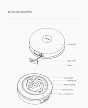Load image into Gallery viewer, Nato multifunctional portable camping light