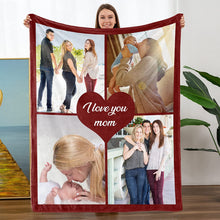 गैलरी व्यूवर में इमेज लोड करें, Personalized Mom Blanket, Mom Letter Blanket, Gift For Mom, Mom Birthday Gift, Gifts For Her