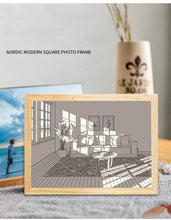 Load image into Gallery viewer, MODERN BEDSIDE PAINT LIGHTING WALL ART