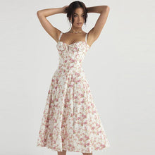 Load image into Gallery viewer, Elegant Solid Suspenders Dress Women Fashion Slim Lace Up Sleeveless Dresses 2023 New Summer Chic Female Club Party Vestidos