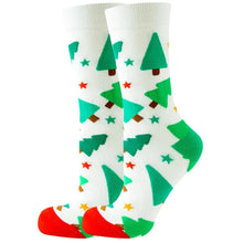 Load image into Gallery viewer, 2023 Women's Christmas Socks Fun Xmas Santa Claus Tree Snowflake