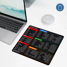 Load image into Gallery viewer, Excel/Office/Windows Shortcuts Mouse Pad