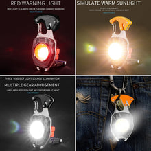 Load image into Gallery viewer, Multifunction Keychain Flashlight