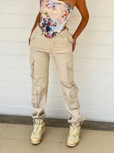 Load image into Gallery viewer, Adjustable Straight Fit Cargo Pants