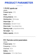 Load image into Gallery viewer, Tabletop Drift RC Car