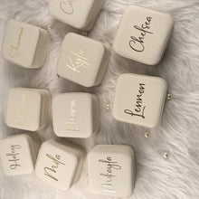 Load image into Gallery viewer, Personalized Bridesmaid Gifts Bachelorette Party Gift Travel Jewelry Box