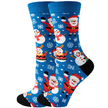 Load image into Gallery viewer, 2023 Women's Christmas Socks Fun Xmas Santa Claus Tree Snowflake
