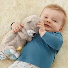Load image into Gallery viewer, Breathing Bear Baby Soothing Otter Plush Doll Toy Baby Kids Soothing Music Baby Sleeping Companion Sound and Light Doll Toy Gift
