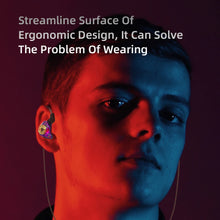 Load image into Gallery viewer, Wired Headphones With Mic, HiFi Subwoofer Noise Cancelling Wired Earphones for Game Sports