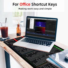 Load image into Gallery viewer, Excel/Word/PPT/Office/Windows Shortcuts Mouse Pad