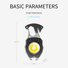 Load image into Gallery viewer, Multifunction Keychain Flashlight