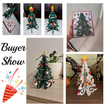 Load image into Gallery viewer, Christmas Tree Children's Handmade DIY Stereo Wooden Christmas Tree Scene Layout Christmas Decorations Ornaments Hot 2024