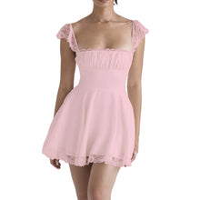 Load image into Gallery viewer, BLACK A-LINE MINI DRESS