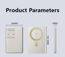 गैलरी व्यूवर में इमेज लोड करें, Magnetic Power Bank Portable Mini Size Wireless Powerbank Battery Charger