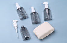 Load image into Gallery viewer, Mini Shampoo Dispenser Portable Travel Bottle Set