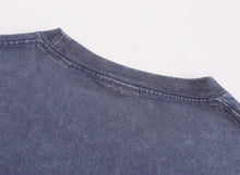 Load image into Gallery viewer, Custom Your LOGO Hip Hop Streetwear Men 100% Cotton T-shirts Oversized Washed Top Tee Unisex Summer Retro Brand Personalized