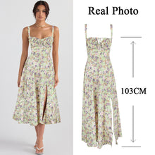 Load image into Gallery viewer, CARMEN PRINT BUSTIER SUNDRESS