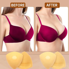 Load image into Gallery viewer, Double Both Sided Sticky Push Up Bra Inserts Reusable Adhesive Ultra Breast Lift Padding Insert Cup Enhancer Pads