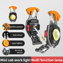 Load image into Gallery viewer, Multifunction Keychain Flashlight