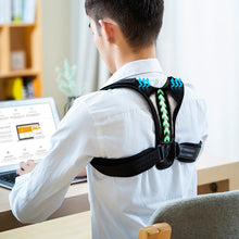 Load image into Gallery viewer, Adjustable Back Shoulder Posture Corrector Belt Clavicle Spine Support Reshape Your Body Home Office Sport Upper Back Neck Brace