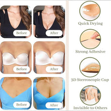 Load image into Gallery viewer, Double Both Sided Sticky Push Up Bra Inserts Reusable Adhesive Ultra Breast Lift Padding Insert Cup Enhancer Pads