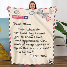गैलरी व्यूवर में इमेज लोड करें, Personalized Mom Blanket, Mom Letter Blanket, Gift For Mom, Mom Birthday Gift, Gifts For Her
