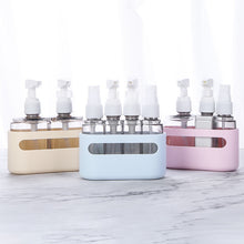Load image into Gallery viewer, Mini Shampoo Dispenser Portable Travel Bottle Set