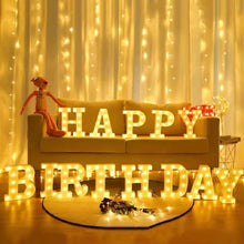 Load image into Gallery viewer, Alphabet Letter LED Lights Luminous Number Lamp Decor Battery Night Light for home Wedding Birthday Christmas party Decoration 2024