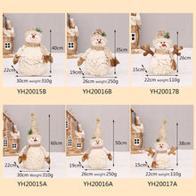 Load image into Gallery viewer, Decoration Snowman for Christmas Tree Ornaments