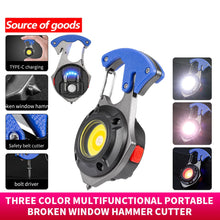 Load image into Gallery viewer, Multifunction Keychain Flashlight